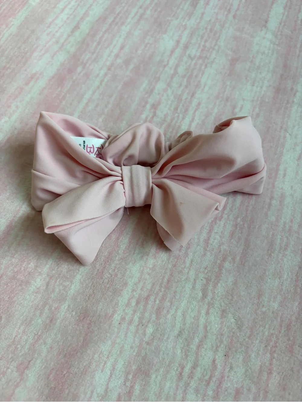 Ruffle Butts Light Pink Bow Headband